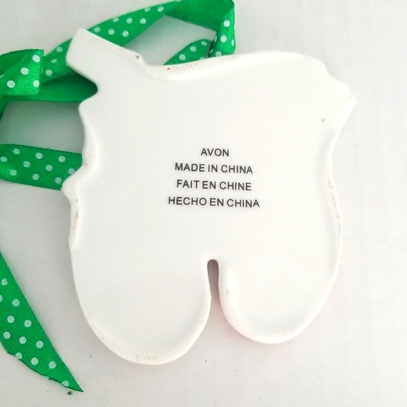 Avon Mittens Christmas Hanging Ornament - Picture 3 of 4
